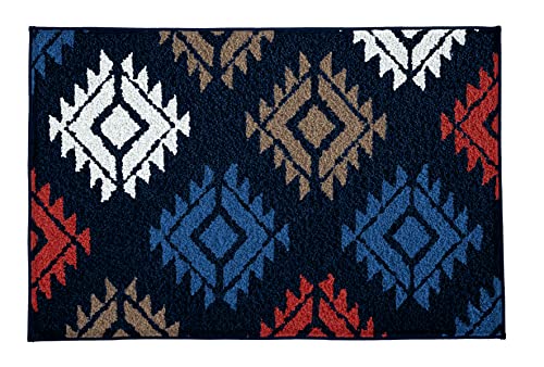 Kleine Wolke Badteppich Luana, Farbe: Navy, Material: 100% Polyacryl, Größe: 55x 65 cm von Kleine Wolke