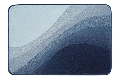 Kleine Wolke Badteppich Malin, Farbe: Iceblue, Material: 100% Polyacryl, Größe: 60x 90 cm von Kleine Wolke