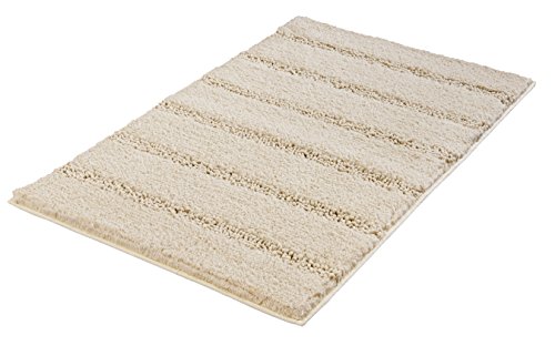 Kleine Wolke Badteppich Monrovia, Sandbeige, 60 x 100 cm von Kleine Wolke