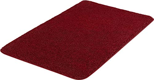 Kleine Wolke Badteppich Relax Rosenholz 85x150 cm rot von Kleine Wolke