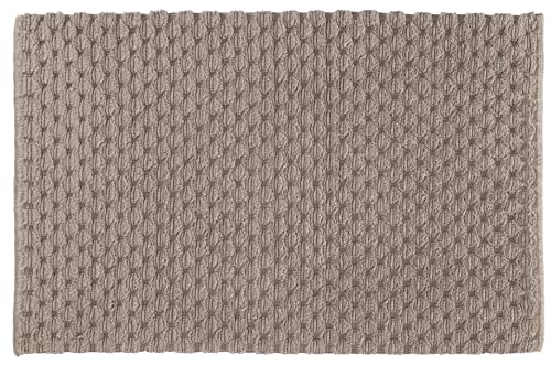Kleine Wolke Badteppich Santiago, Farbe: Taupe, Material: 100% Baumwolle, Größe: 60x 90 cm von Kleine Wolke