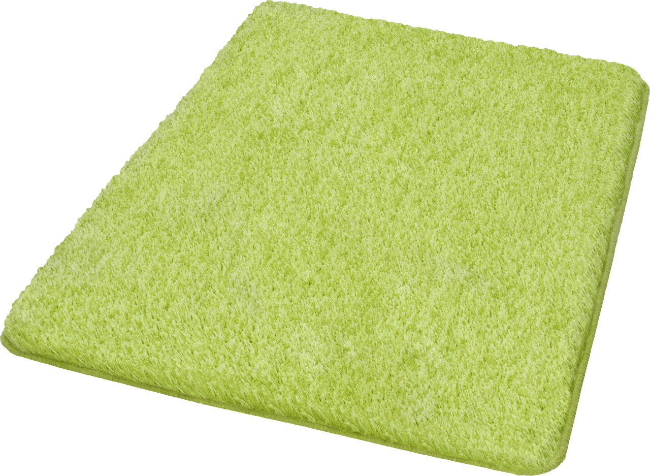 Kleine Wolke Badteppich Seattle kiwigrün Polyester 55 x 65 cm von Kleine Wolke