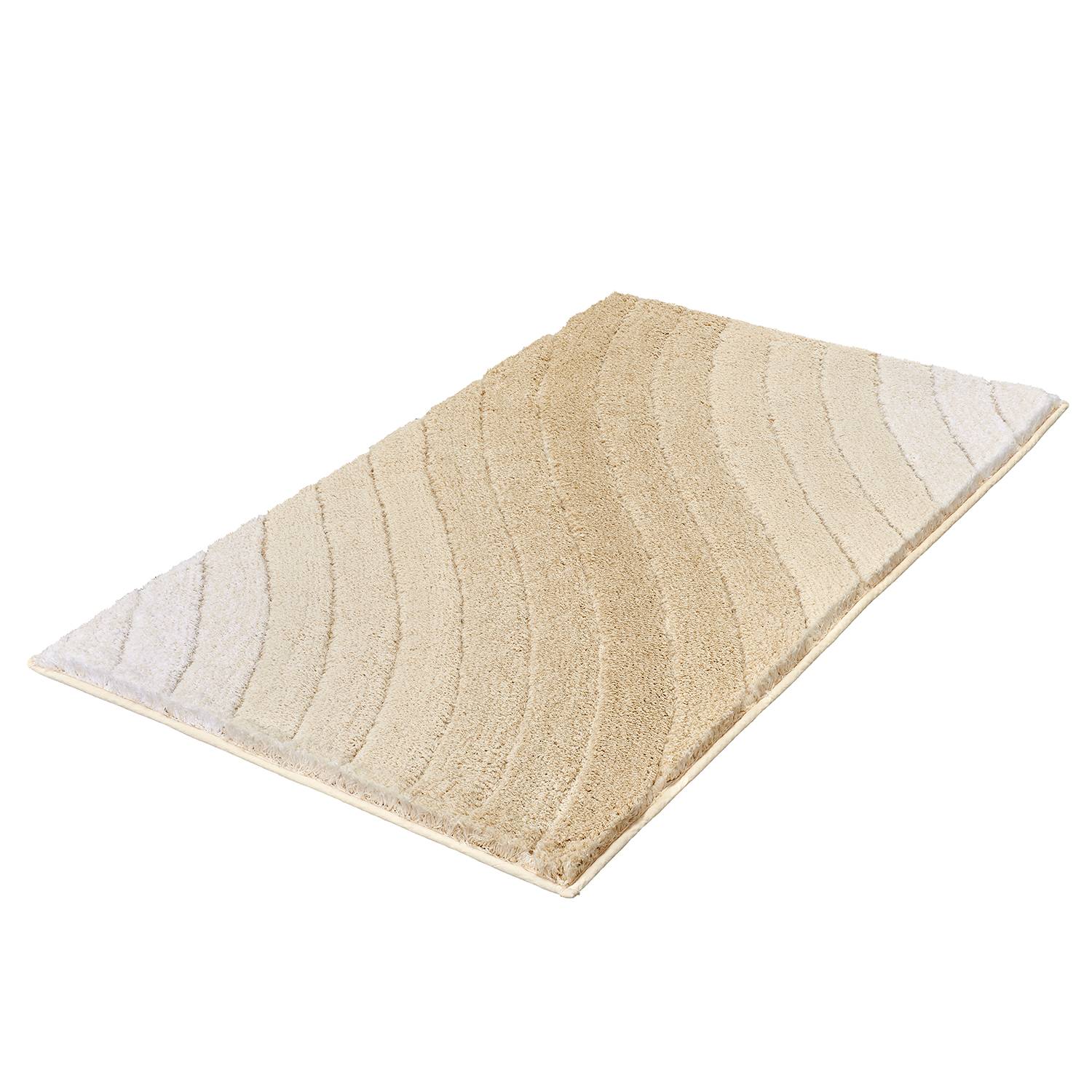 Kleine Wolke Badteppich Tender Mischgewebe Beige 70x120 cm (BxT) von Kleine Wolke