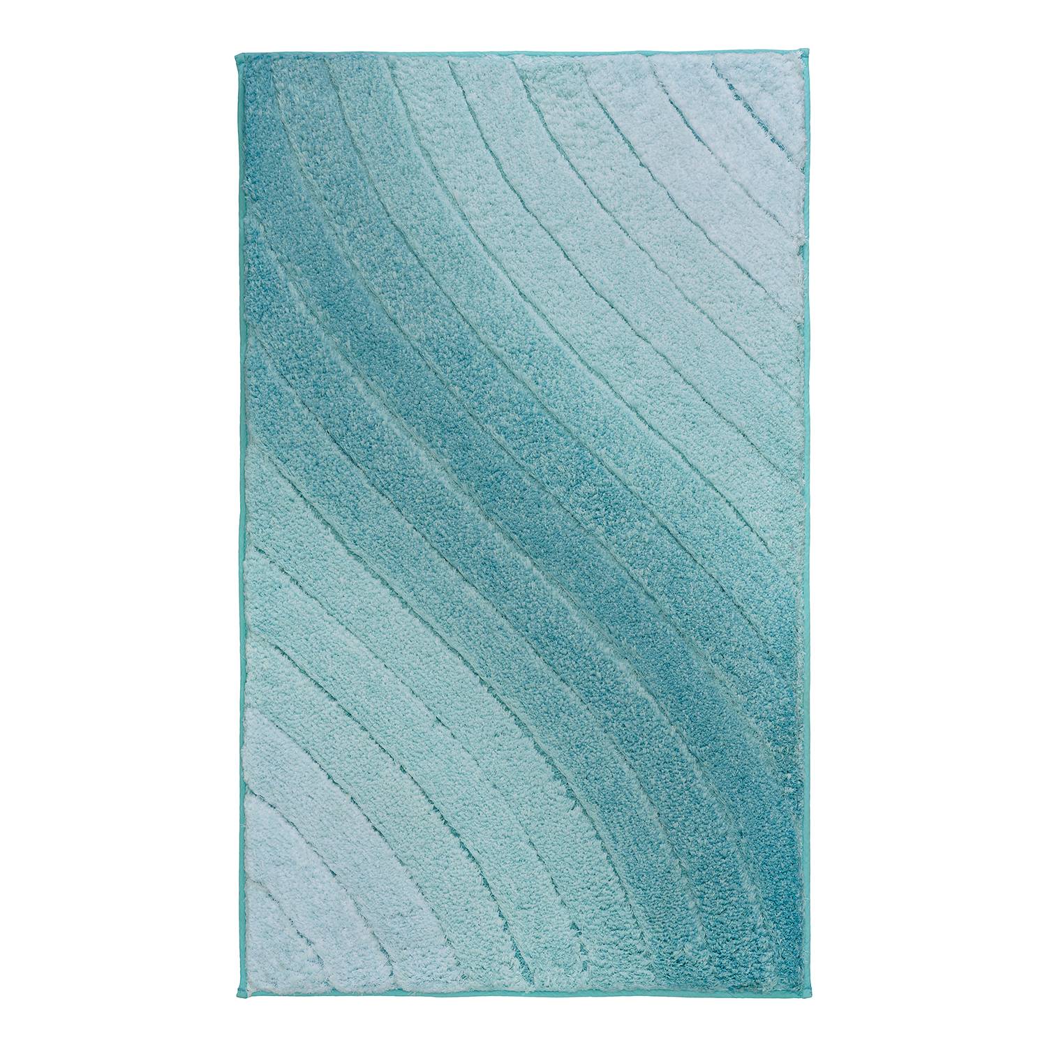 Kleine Wolke Badteppich Tender Mischgewebe Blau 60x100 cm (BxT) von Kleine Wolke