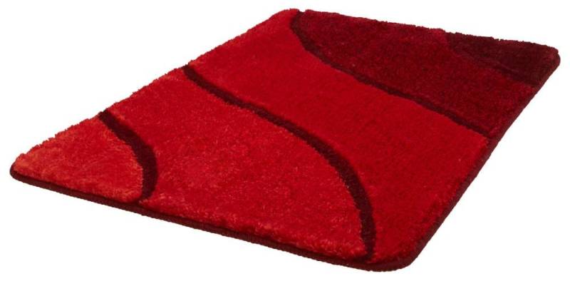 Kleine Wolke Badteppich Wave auster, 55 x 65 cm von Kleine Wolke