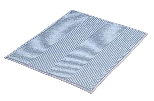 Kleine Wolke Badteppich Zigzag, 50x60 cm, Hellblau Kleine Wolke Badteppich Zigzag, 50x60 cm, Hellblau von Kleine Wolke