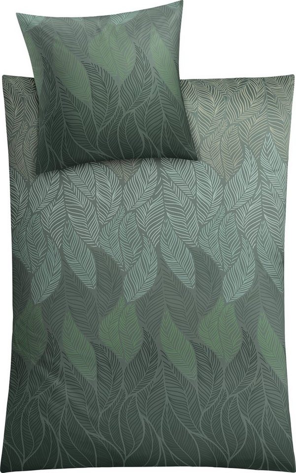 Kleine Wolke Bettwäsche Bettwäsche "Jamiro", Mako-Satin, 2 teilig, Blatt von Kleine Wolke