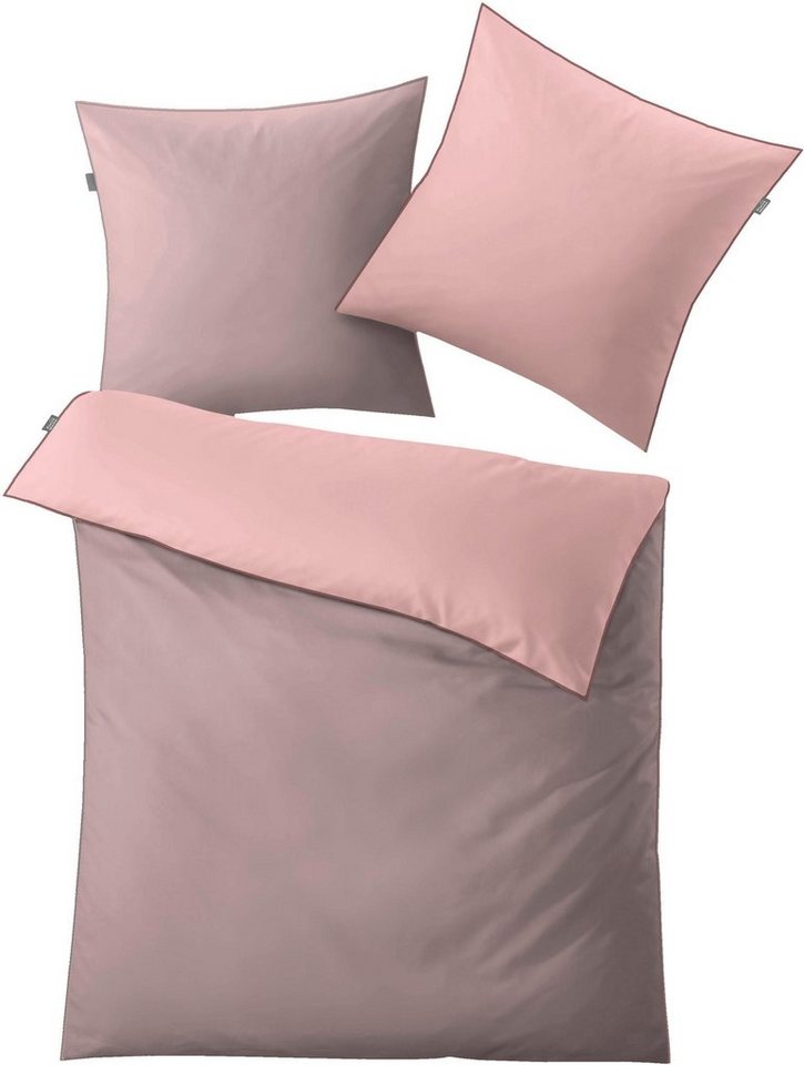 Kleine Wolke Bettwäsche Linda, Mako-Satin, 2 teilig, einfaches, sehr elegantes Design Kleine Wolke Bettwäsche Linda, Mako-Satin, 2 teilig, einfaches, sehr elegantes Design von Kleine Wolke