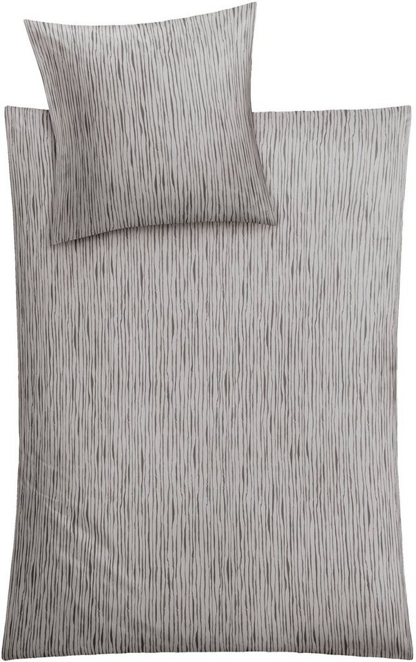 Kleine Wolke Bettwäsche Mino, Mako-Satin, 2 teilig, mit Streifen von Kleine Wolke