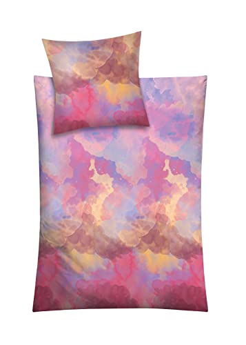 Kleine Wolke Solero Bettwäsche, Baumwolle, Multicolor, 155x220 cm (80x80 cm) von Kleine Wolke