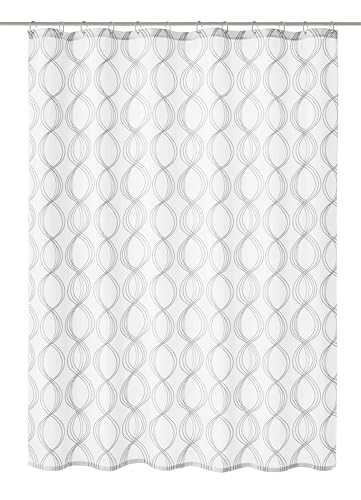 Kleine Wolke Duschvorhang Classy, 180x200 cm, weiß von Kleine Wolke
