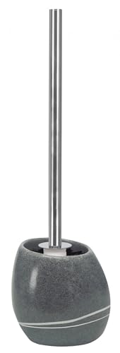 Kleine Wolke Stones WC-Bürstenhalter, Polyharz, dunkelgrau, 10,5x39x12,5 cm Kleine Wolke Stones WC-Bürstenhalter, Polyharz, dunkelgrau, 10,5x39x12,5 cm von Kleine Wolke