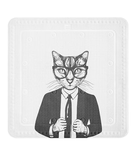 Kleine Wolke Duscheinlage Kalli in Schwarz-Weiß mit 55x55 cm Kleine Wolke Duscheinlage Kalli in Schwarz-Weiß mit 55x55 cm von Kleine Wolke