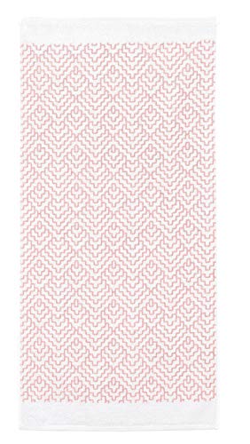 Kleine Wolke Duschtuch Botany Pastellrose Maße ca. 70 x 140 cm, 70x140 cm von Kleine Wolke