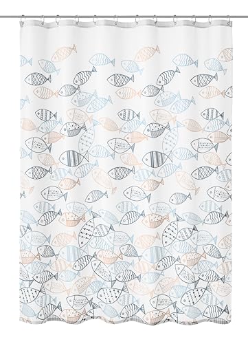 Kleine Wolke Duschvorhang, Polyester, Multicolor, 180x200 cm von Kleine Wolke