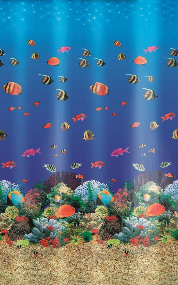 Kleine Wolke Duschvorhang Malediven multicolor, 180x200 cm von Kleine Wolke
