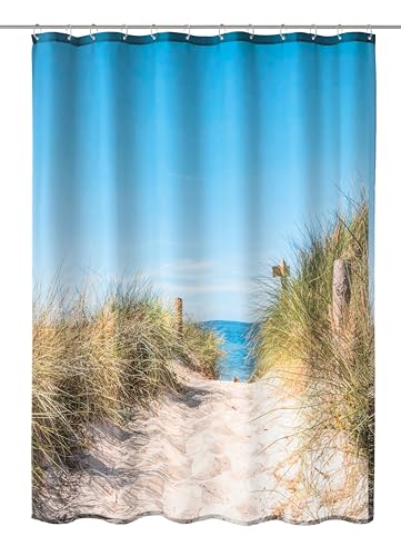 Kleine Wolke Duschvorhang, Polyester, Multicolor, 180x200 cm von Kleine Wolke