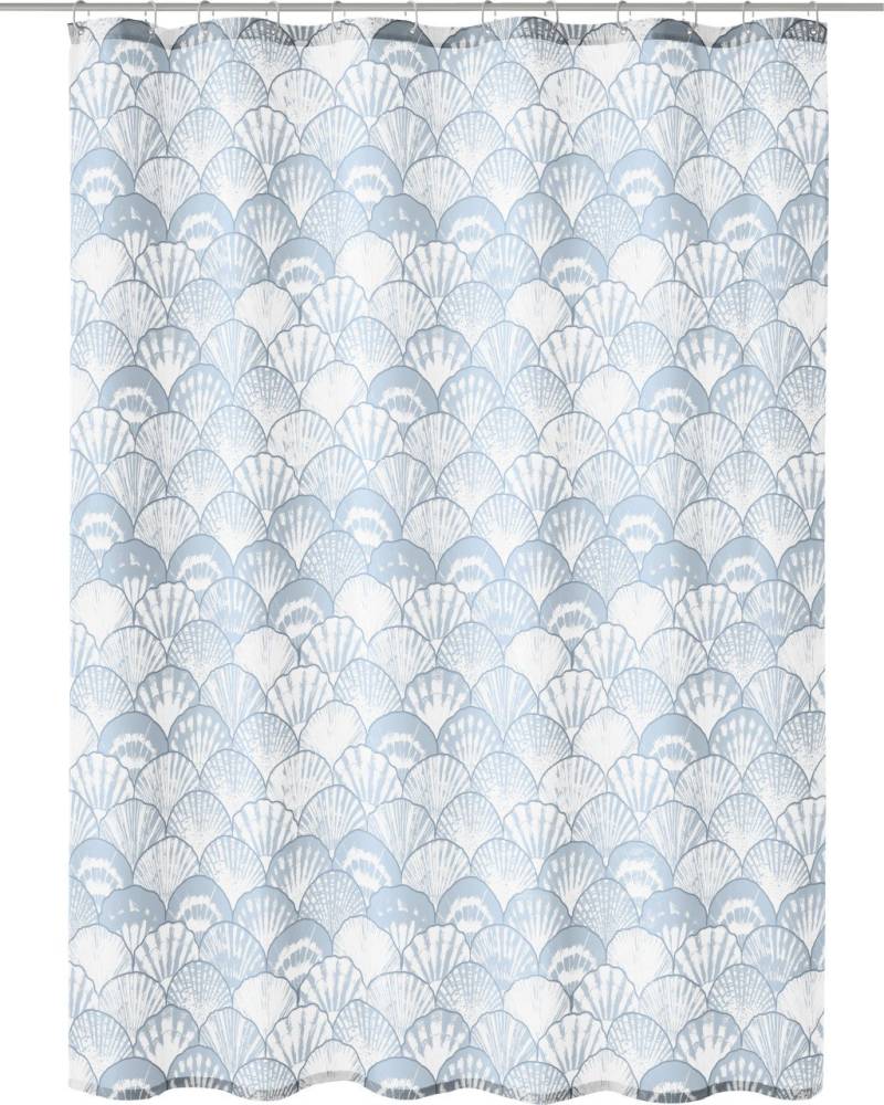 Kleine Wolke Duschvorhang iceblue Concha 180 x 200 cm von Kleine Wolke