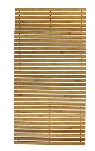 Kleine Wolke Holzmatte Level Badteppich, 100% Bambus, Natur, 115 x 60 cm, 115.00 x 60.00 cm, 4072202455 von Kleine Wolke