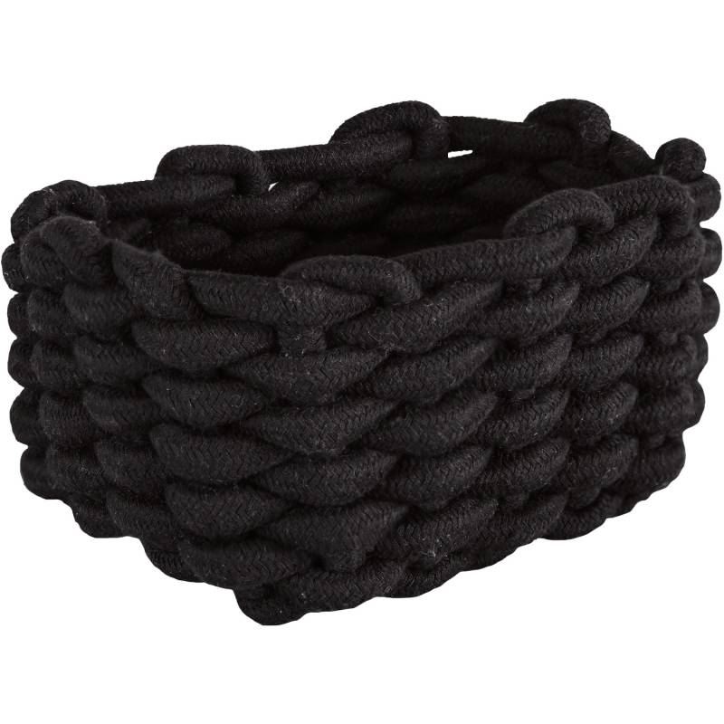 Kleine Wolke Korb Fellone Schwarz von Kleine Wolke