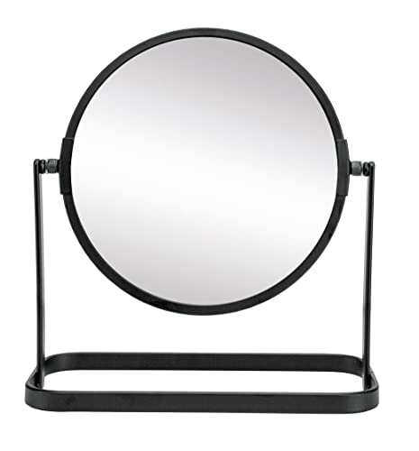 Kleine Wolke Kosmetikspiegel Framework Mirror, mit 2-facher Vergrößerung, Größe: 17,5 x 19,5 x 8 cm, Material: Metall/Glas von Kleine Wolke