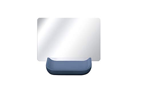Kleine Wolke Kosmetikspiegel Tray Mirror, Mare, Größe: 12 x 17,3 x 11 cm, Material: Glas/Polyresin von Kleine Wolke