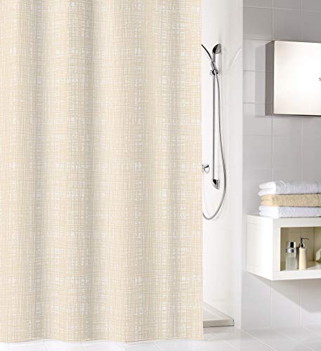 Kleine Wolke Linen Duschvorhang, 100% Polyester, Bast, 180x200 cm Kleine Wolke Linen Duschvorhang, 100% Polyester, Bast, 180x200 cm von Kleine Wolke