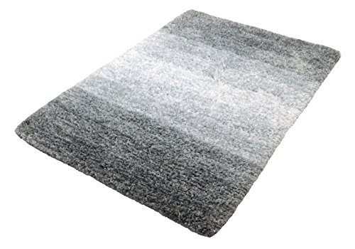 Kleine Wolke Oslo Badteppich, 100% Polyester, Platin, 90 x 60 cm von Kleine Wolke