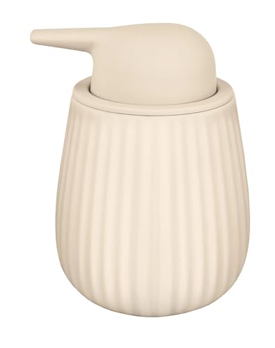 Kleine Wolke Seifenspender Groove, Accessoires, Farbe Bast, Material: Steinzeug von Kleine Wolke