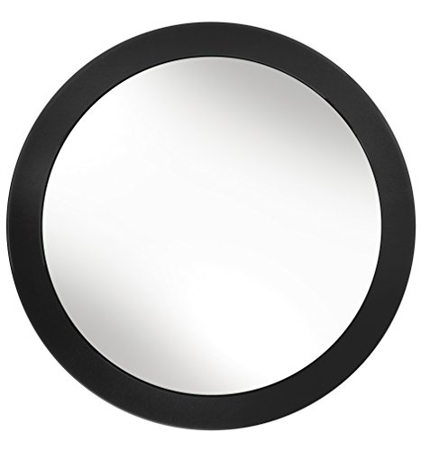 Kleine Wolke Styropor-/Glas Kosmetikspiegel, Black-Parent Modern schwarz, 40x30x10 cm, 4004478246560 von Kleine Wolke