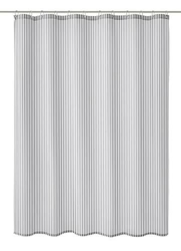 Kleine Wolke Textil-Duschvorhang Sanna in Grau mit 120x200 cm von Kleine Wolke