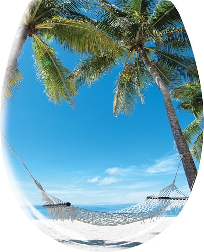 Kleine Wolke WC-Sitz BAHAMAS aus Duroplast mit Absenkautomatik und Easy Clean von Kleine Wolke