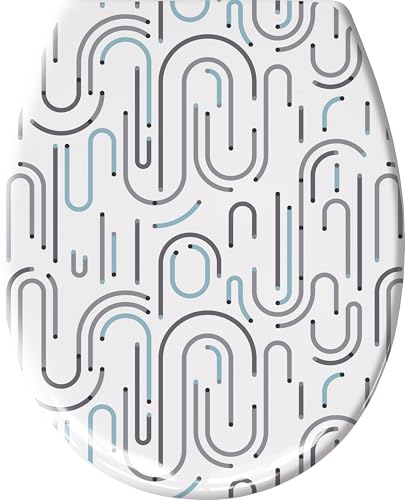 Kleine Wolke WC-Sitz VISION in Grau aus Duroplast mit Absenkautomatik und Easy Clean von Kleine Wolke