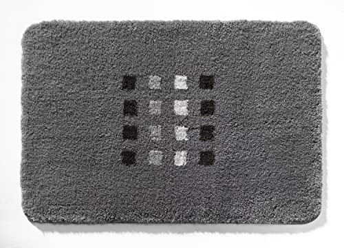 Kleine Wolke WC-Vorlage Quadri (LBH 50x50x2 cm) LBH 50x50x2 cm grau von Kleine Wolke