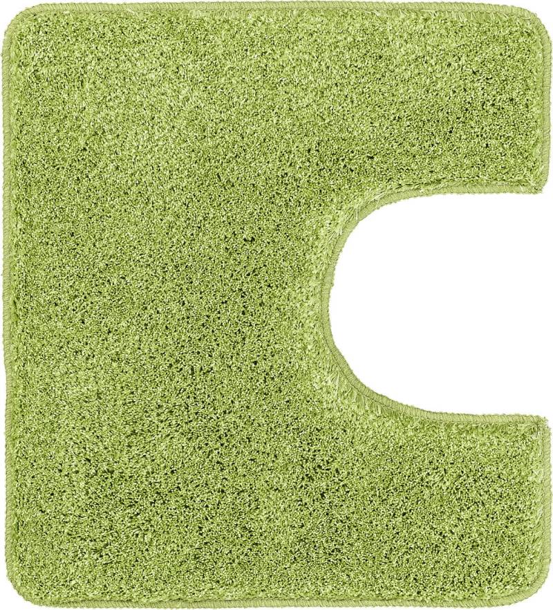 Kleine Wolke WC-Vorleger Seattle kiwigrün Polyester 55 x 50 cm von Kleine Wolke