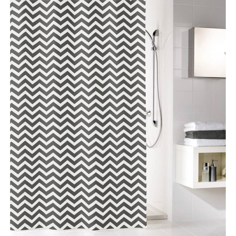 Kleine Wolke Zack Duschvorhang Schiefer 120x200 cm Kleine Wolke Zack Duschvorhang Schiefer 120x200 cm von Kleine Wolke
