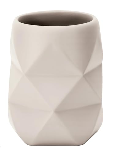 Kleine Wolke Zahnputzbecher Crackle, Accessoires, Farbe Bast, Material: Polyresin von Kleine Wolke