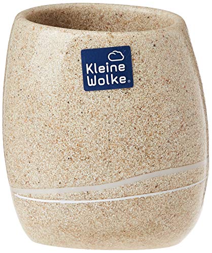 Kleine Wolke x Cup, Polyharz, Sandbeige, 8,5 x 9,5 cm von Kleine Wolke