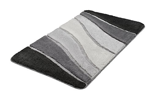 Meusch 2322905311 Badteppich Ocean, 70 x 120 cm, schiefer von Meusch