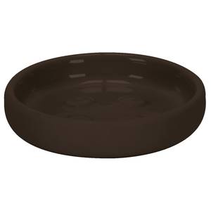home24 Seifenschale Eclipse Steinzeug Gummi Braun/Braun 10 x 2 x 2cm von home24