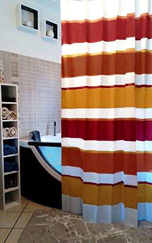 k. Linea Rubin Duschvorhang 180 x 200cm. Ökoplast 100% PEVA/Shower Curtain k. Linea Rubin Duschvorhang 180 x 200cm. Ökoplast 100% PEVA/Shower Curtain von Kleine Wolke