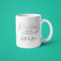 Personalisierte Tasse "Danke Für Die Schöne Zeit" - Geschenk Zum Abschied Kollege Erzieherin Kollegin Freundin Abschiedsgeschenk Jobwechsel Personalisierte Tasse "Danke Für Die Schöne Zeit" - Geschenk Zum Abschied Kollege Erzieherin Kollegin Freundin Abschiedsgeschenk Jobwechsel von KleineBuchstabenDE
