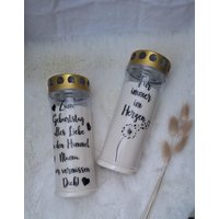 Große Trauerkerze/Grablicht Grabkerze Trostlicht Beerdigung Personalisiert Trostspender Herbstlicht Kerzenlicht /Trauerlicht Große Trauerkerze/Grablicht Grabkerze Trostlicht Beerdigung Personalisiert Trostspender Herbstlicht Kerzenlicht /Trauerlicht von KleineFeineWerke
