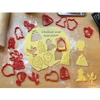 Die Schöne Und Das Biest Ausstecher Keksausstecher Keks-Ausstecher Form Plätzchen Förmchen Kekse Knete, Fondant, Ton Modelliermasse O.ä Die Schöne Und Das Biest Ausstecher Keksausstecher Keks-Ausstecher Form Plätzchen Förmchen Kekse Knete, Fondant, Ton Modelliermasse O.ä von KleineKekswelt