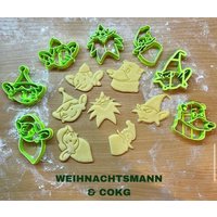 Weihnachtsmann & Cokg Ausstecher Keksausstecher Keks-Ausstecher Form Plätzchen Förmchen Kekse Knete Fondant Fimo Ton Modelliermasse O.ä Weihnachtsmann & Cokg Ausstecher Keksausstecher Keks-Ausstecher Form Plätzchen Förmchen Kekse Knete Fondant Fimo Ton Modelliermasse O.ä von KleineKekswelt