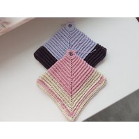 Topflappen Gehäkelt 2Er-Set Küche Kochen Oma Geschenk Klassisch Kleineseligkeiten Umzug Einzug Erste Wohnung Rosa Natur Lila Viereckig von KleineSeligkeiten