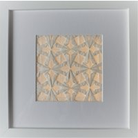 Origami Bild Mit Led Beleuchtung Dekor Gefaltet + Beleuchtet Wandbild Tessellation Weiß Minimalistisch Geometrisch Kunst Suer Wanddeko Licht von KleineStadtvilla