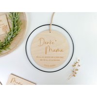 Personalisiertes Holzschild Für Mama Oder Oma Als Geschenk Den Muttertag Zum Geburtstag, Namensschild Deko von KleineWunderstube