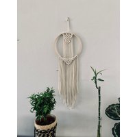Traumfänger | Fensterdeko Zum Hängen Makramee Ring Wandbehang Geschenkidee Einzugsgeschenk Wohnzimmerdeko Boho Deko von KleineWunderweltShop
