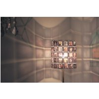 Personalisierte Fotolampe Kleinjulie Mit 64 Eigenen Bildern | Besonderes Fotogeschenk Stehlampe Foto Lampe 30 Geburtstag Frau von Kleinformatlampen